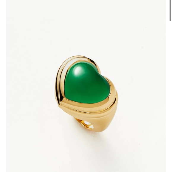 Missoma JELLY HEART GEMSTONE RING - Picture 1 of 2